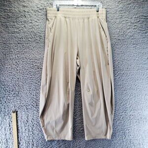 Old Navy Pants Womens Large Tan Go-Dry Lightweight Sleek Tech Quick-Dry Nylon
